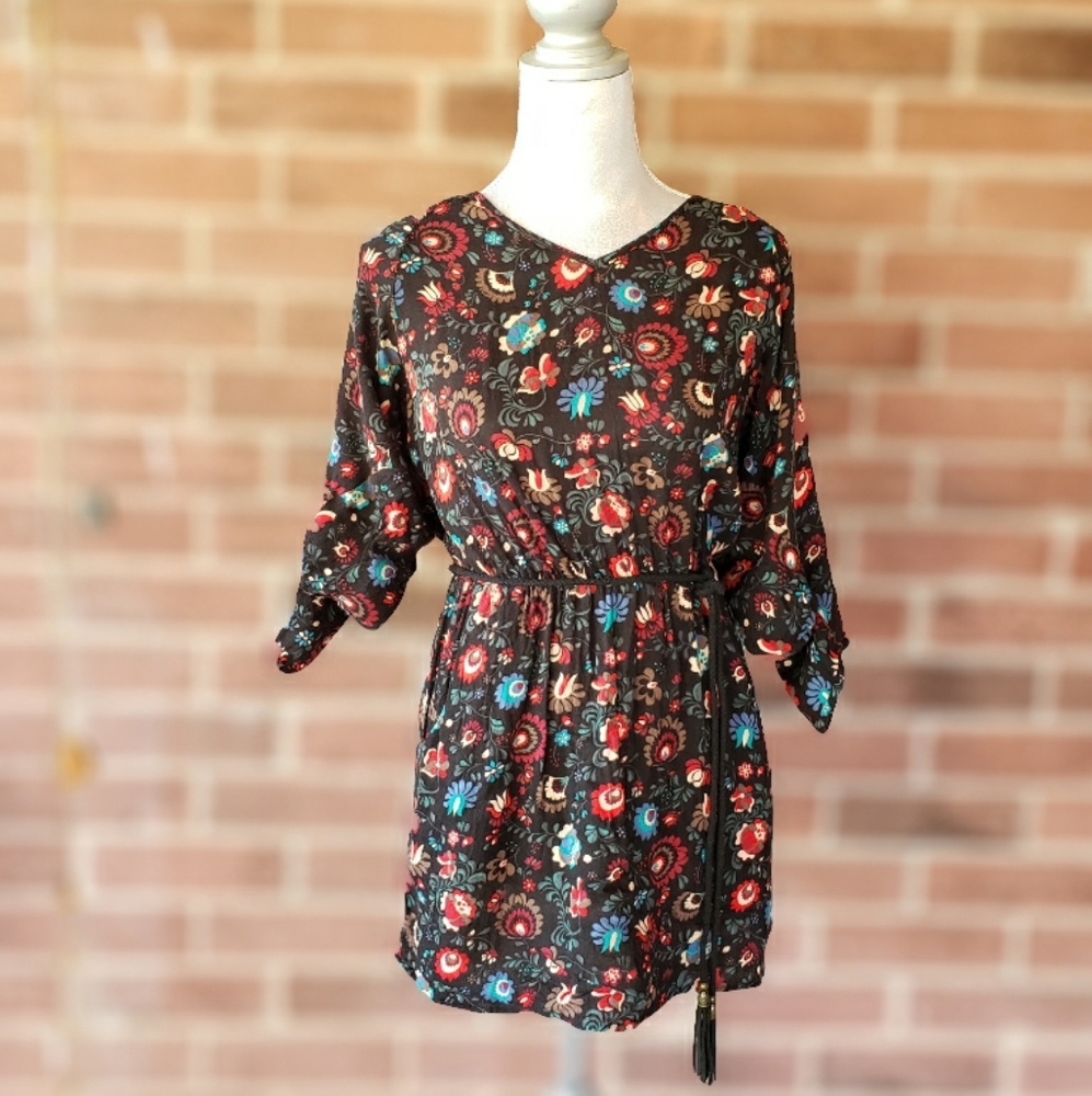 Forever 21 Boho Paisley Print Dress Size XS